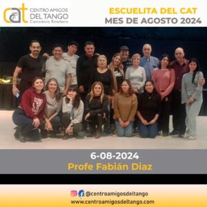 Alumnos de Tango Escuelita del CAT de Comodoro Rivadavia