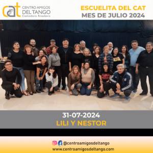 Alumnos de Tango Escuelita del CAT de Comodoro Rivadavia