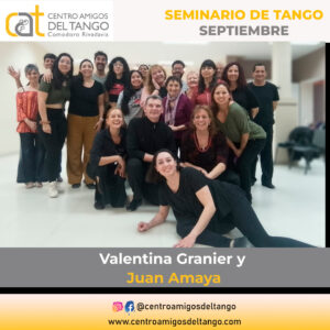 Seminario de Tango Centro Amigos del Tango 2024 Valentina Granier y Juan Amaya