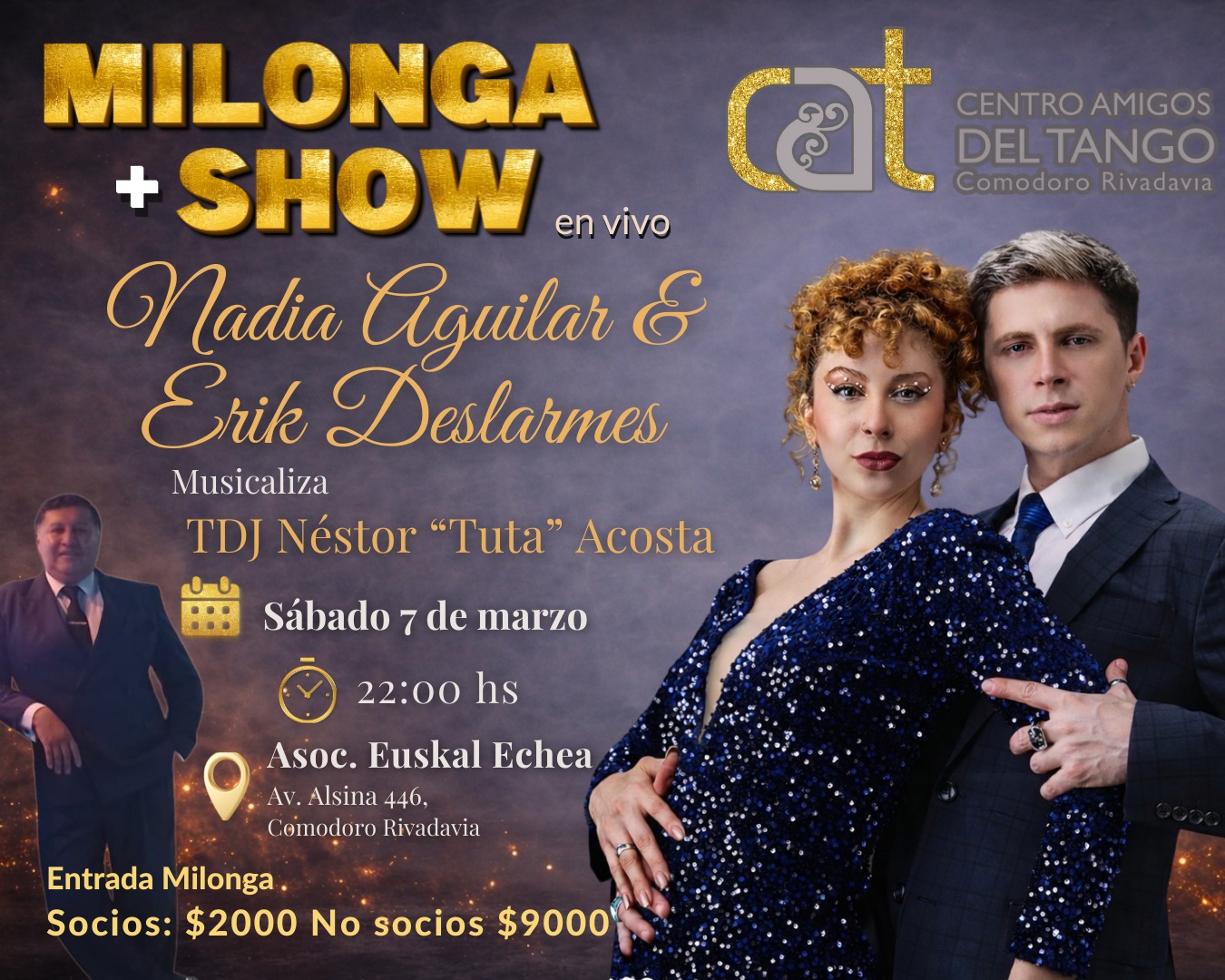 Flyer Milonga + Show
